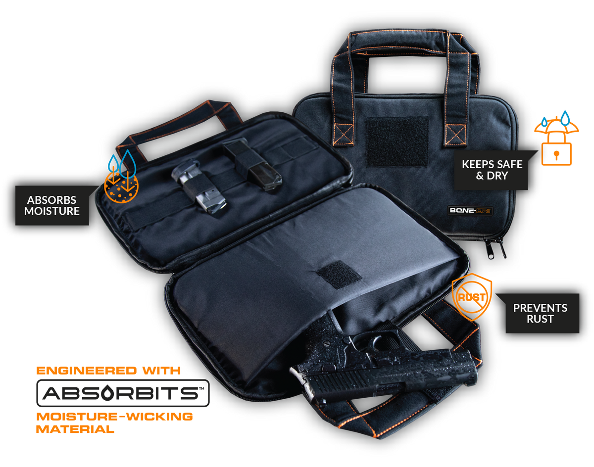 Rust Prevention Handgun 2.0 Case – BONE-DRI™