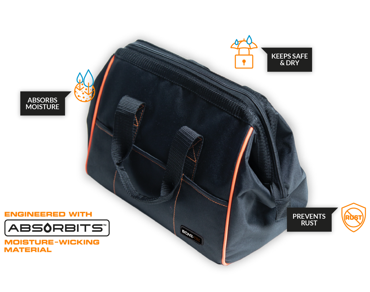 Rust Prevention Range & Tool Bag – BONE-DRI™ Rust Prevention Range & Tool Bag – BONE-DRI™