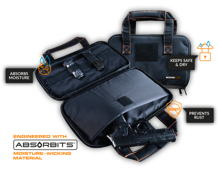 Rust Prevention Handgun 2.0 Case – BONE-DRI™